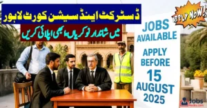 District and Session Court Lahore Jobs July 2025 - Thumbnail