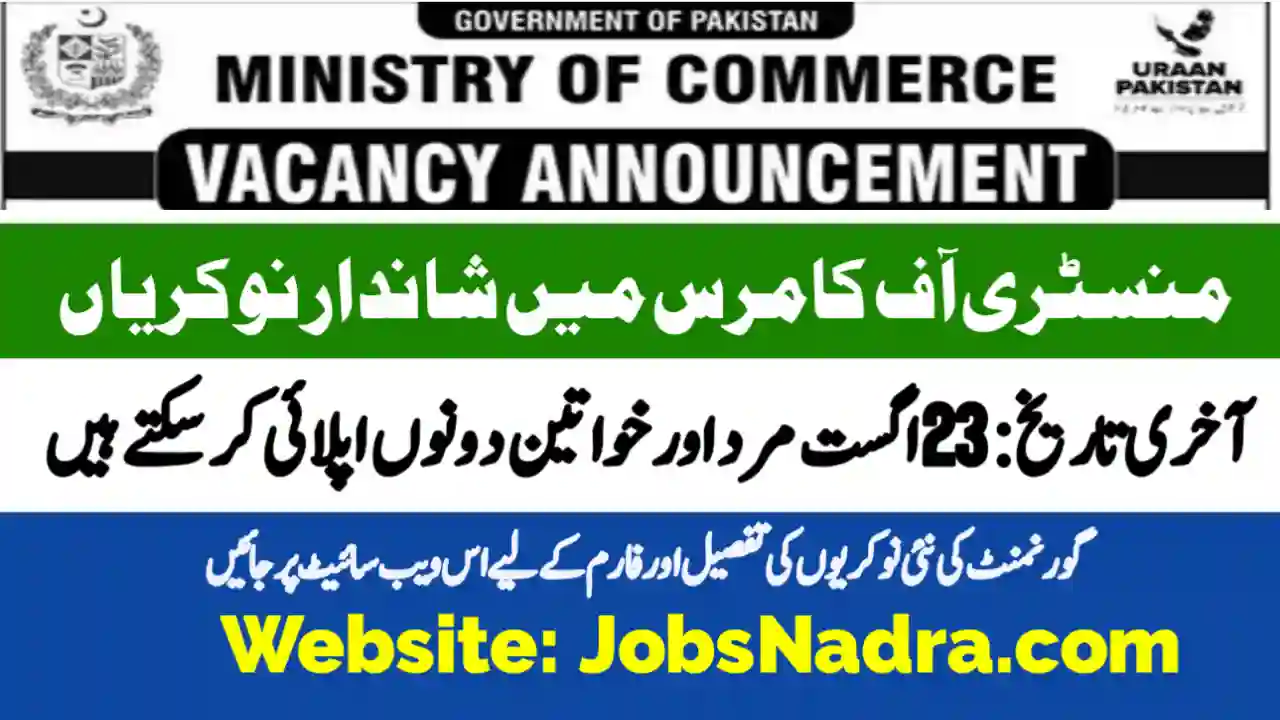 Program Officer Jobs 2025 in Ministry of Commerce