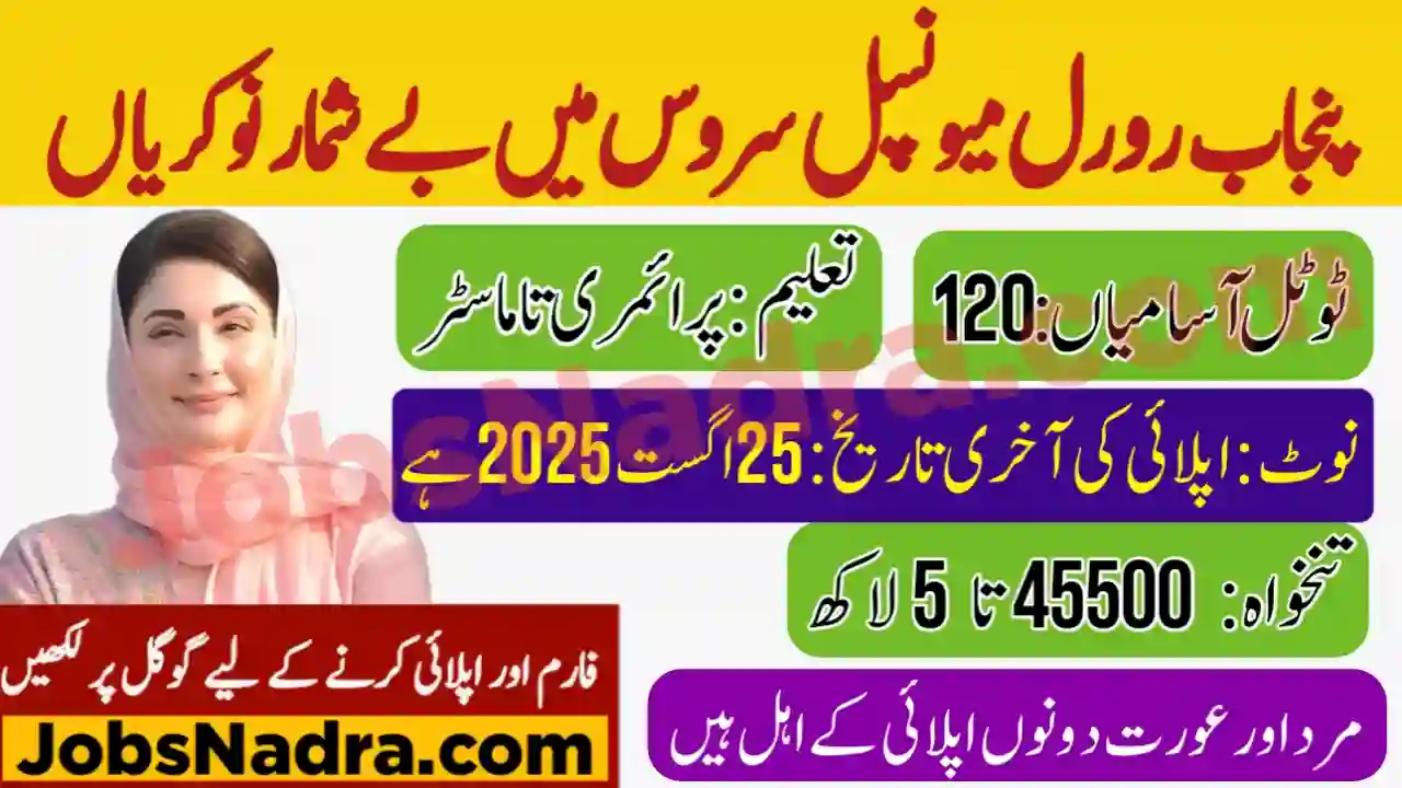Punjab Rural Municipal Services Company PRMSC Jobs 2025 Punjab Rural Municipal Services Company PRMSC Jobs September 2025