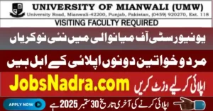 Latest University of Mianwali Jobs 2025