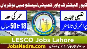 LESCO Jobs 2025 – www lesco gov pk Jobs Online Apply
