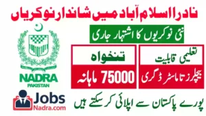 Latest Nadra Jobs in Islamabad 2026 Advertisement Apply Online