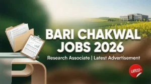 Barani Agriculture Research Institute Chakwal Jobs 2026