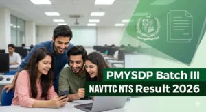 PMYSDP Batch III NAVTTC NTS Test 2026 Result Date Announced