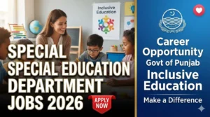 Special Education Department Punjab Jobs 2026