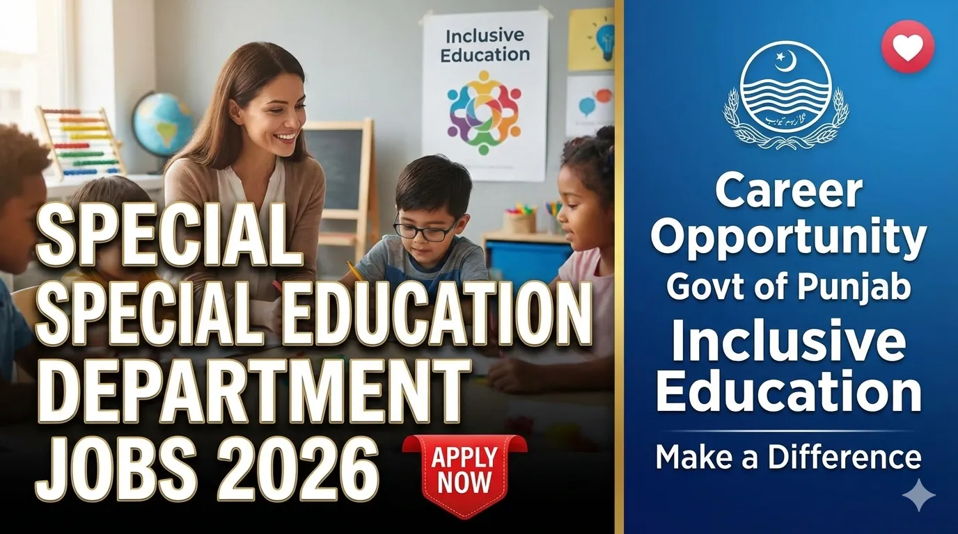 Special Education Department Punjab Jobs 2026